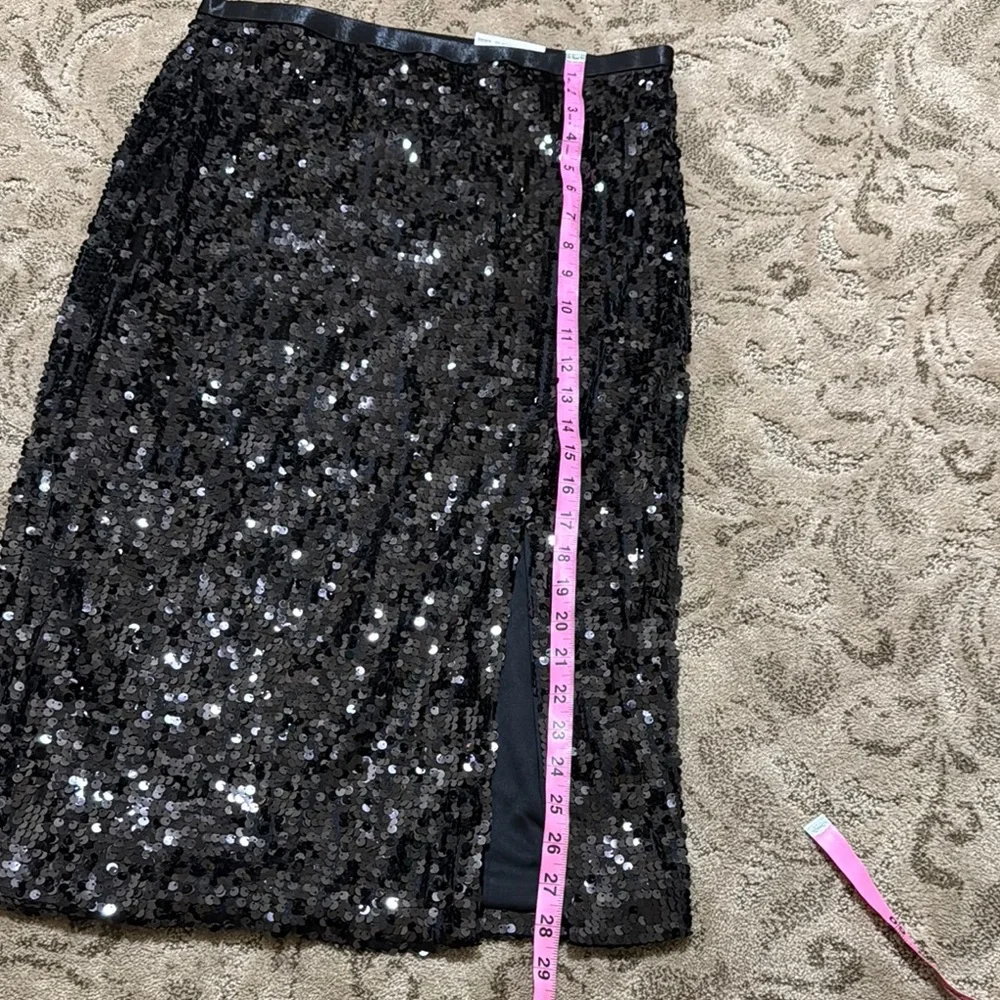 Sequin Black Skirt - Picture 3 of 5